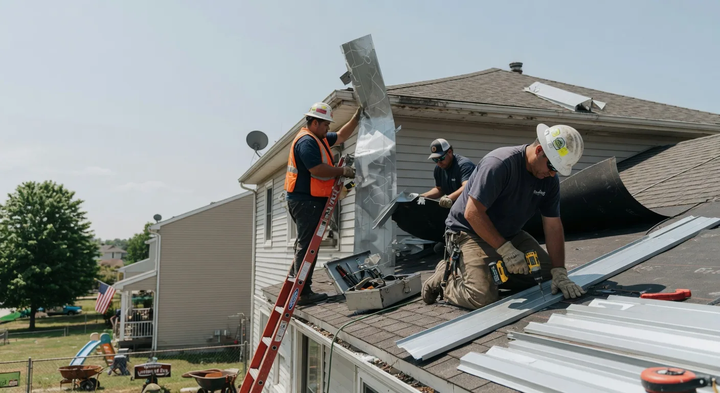 Storm Damage Metal Roof Repair in Black Canyon City, AZ